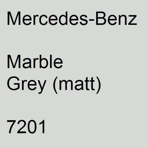 Mercedes-Benz, Marble Grey (matt), 7201.